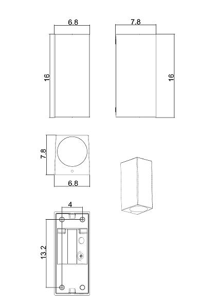 Уличный настенный светильник Arte Lamp Artefact A3404AL-2BK