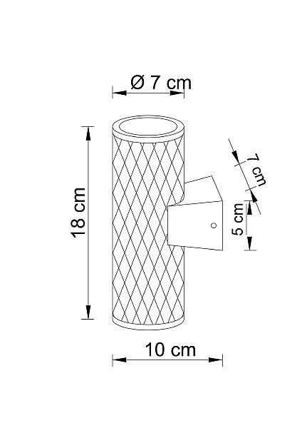 Уличный настенный светильник Arte Lamp Hyadum A3458AL-2BK