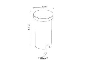 Уличный встраиваемый Arte Lamp Piazza A3601IN-1WH