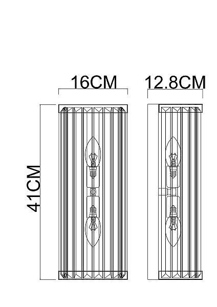 Настенный светильник Arte Lamp Fortuna A1069AP-2CC