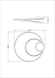 Потолочная люстра Arte Lamp Millo A3893PL-30BK