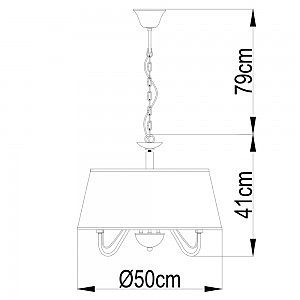 Подвесная люстра Arte Lamp AURORA A1150SP-5CC