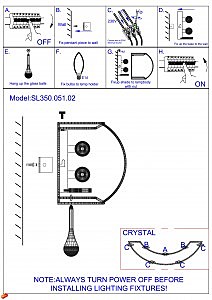 Настенное бра ST Luce SL350.051.02