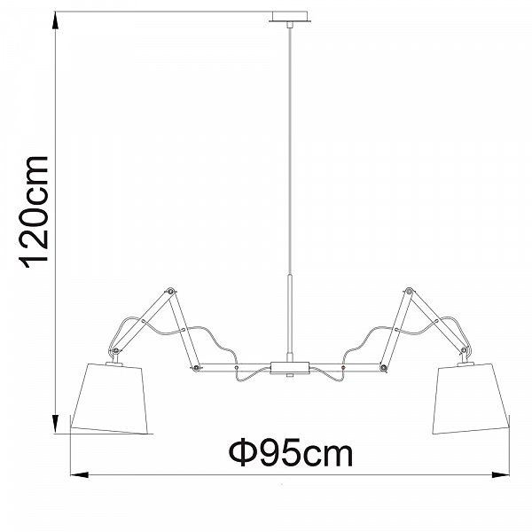 Подвесная люстра Arte Lamp PINOCCIO A5700LM-8WH