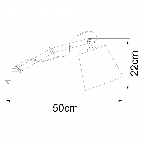 Бра Arte Lamp PINOCCIO A5700AP-1WH