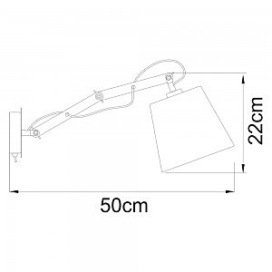 Бра Arte Lamp PINOCCIO A5700AP-1WH