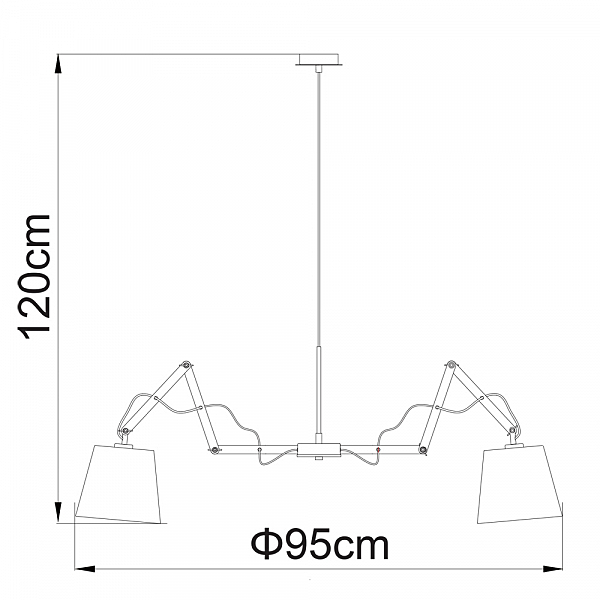 Подвесная люстра Arte Lamp PINOCCIO A5700LM-8BK