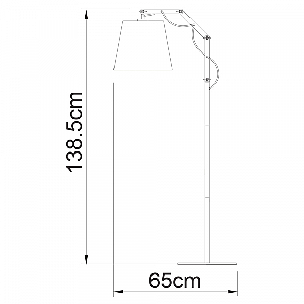 Торшер Arte Lamp PINOCCIO A5700PN-1BK