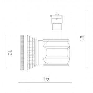 Трековые светильники Arte Lamp Track Lights A6118PL-1WH