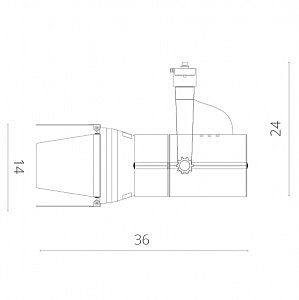 Трековый светильник Arte Lamp Track Lights A6312PL-1WH