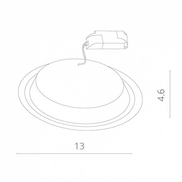 Встраиваемый светильник Arte Lamp UovO A6406PL-1WH