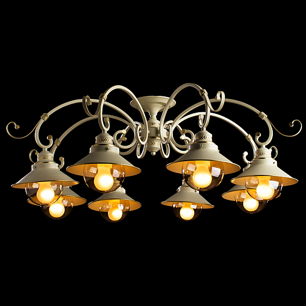 Потолочная люстра Arte Lamp Grazioso A4577PL-8WG