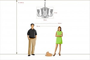 Подвесная люстра MW Light Вирджиния 444011608