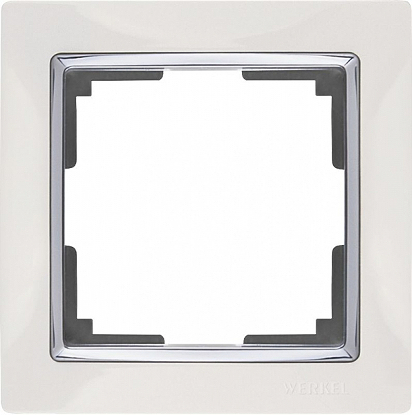 Рамка Werkel Snabb WL03-Frame-01-white / Рамка на 1 пост (белый)