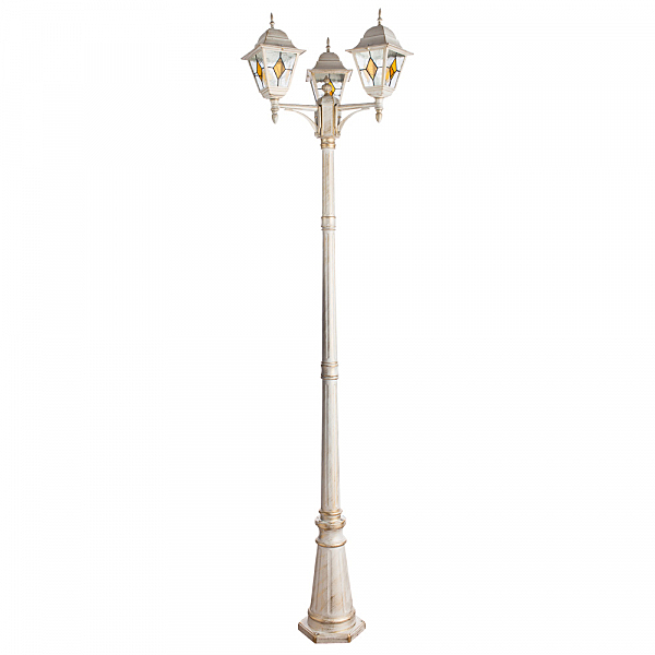 Столб фонарный уличный Arte Lamp Berlin A1017PA-3WG