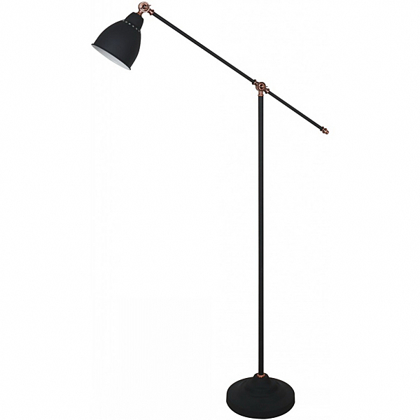 Торшер Arte Lamp Braccio A2054PN-1BK