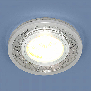 Встраиваемый светильник Elektrostandard 7020 7020 MR16 WH/SL белый/серебро