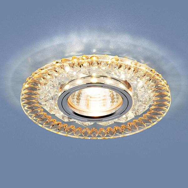 Встраиваемый светильник Elektrostandard 2198 2198 MR16 CL/GD прозрачный/золото