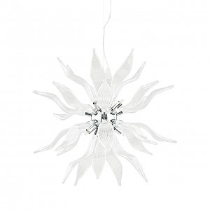 Подвесная люстра Ideal Lux Leaves LEAVES SP8 BIANCO