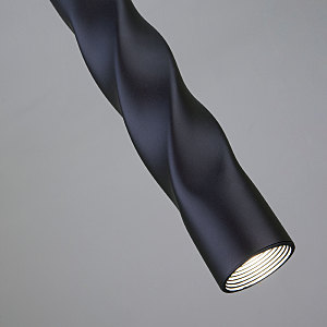 Светильник подвесной Eurosvet Scroll 50136/1 LED черный 5W