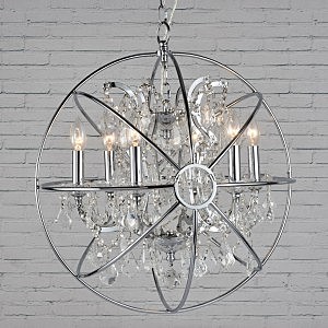 Подвесная хрустальная люстра Monaco Loft It LOFT1896/6