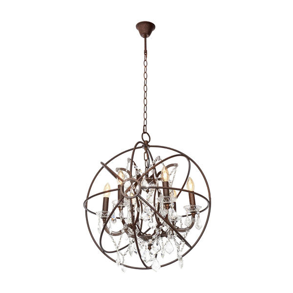 Подвесная хрустальная люстра Enrike Loft It LOFT1897/6