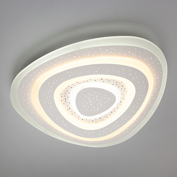 Потолочный LED светильник Eurosvet Siluet 90115/1 белый