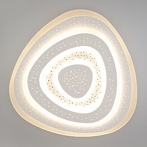 Потолочный LED светильник Eurosvet Siluet 90115/1 белый