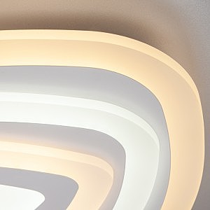 Потолочный LED светильник Eurosvet Siluet 90116/1 белый