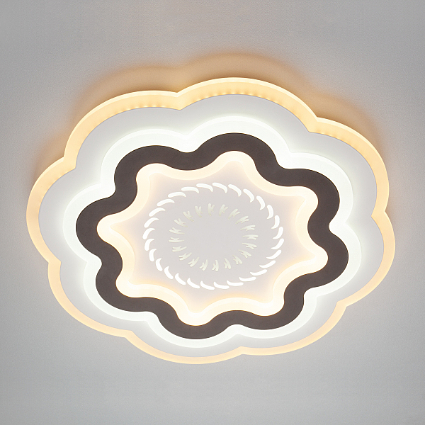 Потолочный LED светильник Eurosvet Siluet 90120/1 белый