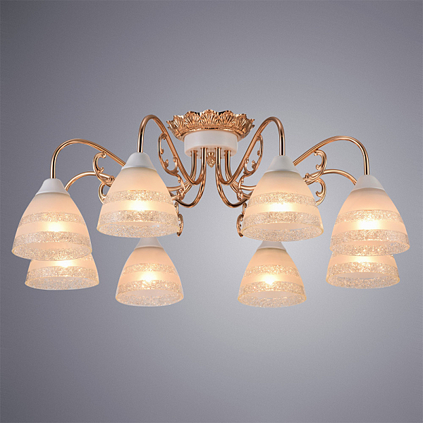 Потолочная люстра Arte Lamp Francesca A7072PL-8WG