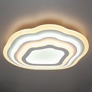 Потолочный LED светильник Eurosvet Siluet 90119/1 белый