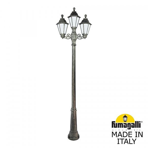 Столб фонарный уличный Fumagalli Rut E26.157.S21.BYF1R