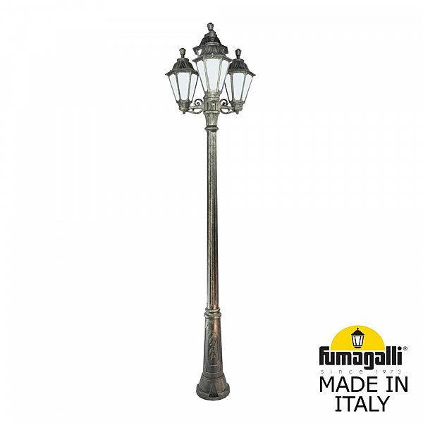Столб фонарный уличный Fumagalli Rut E26.157.S31.BYF1R
