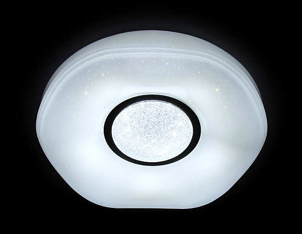Светильник потолочный Ambrella Crystal Sand FS1237 WH 72W D490