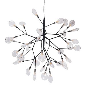 Подвесная люстра Crystal Lux Evita EVITA SP36 BLACK/TRANSPARENT
