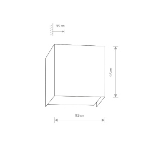 Настенный светильник Nowodvorski Cube 5267