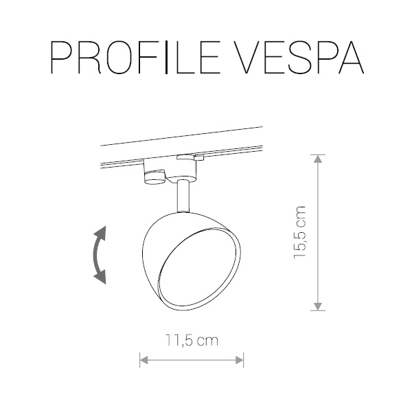 Трековый светильник Nowodvorski Profile Vespa 9323