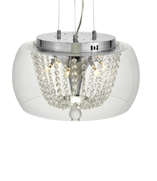 Подвесная хрустальная люстра Disposa Lumina Deco LDP 7018-400 PR