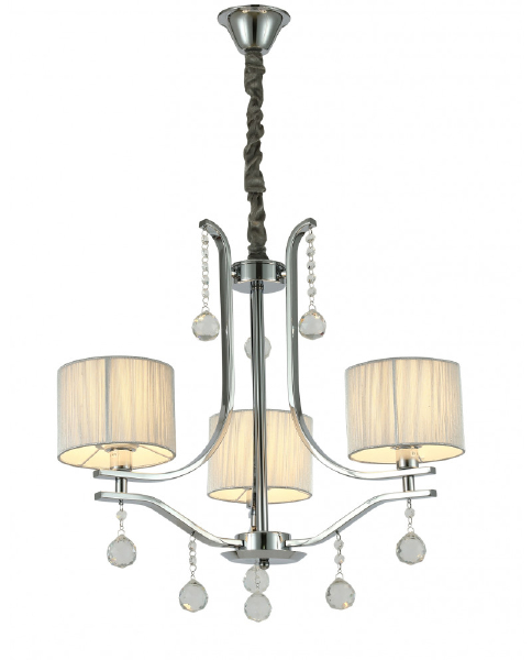 Подвесная люстра Lumina Deco Fontenea LDP 8443-3 CHR