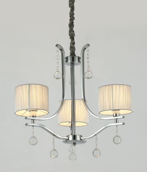 Подвесная люстра Lumina Deco Fontenea LDP 8443-3 CHR