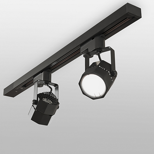 Трековый светильник Elektrostandard Robi Robi GU10 Черный (MRL 1004) однофазный