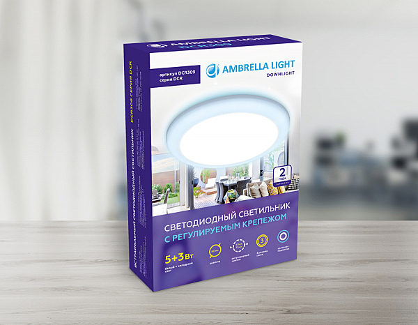 Встраиваемый светильник Ambrella Downlight DCR309