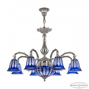 Подвесная люстра Bohemia Verona 72109P/8/210 Ni P2 D Clear-Blue/H-1H