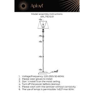 Торшер Aployt Patricia APL.716.15.01