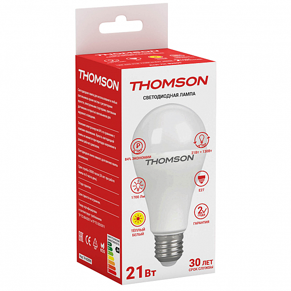 Светодиодная лампа Thomson Led A65 TH-B2099