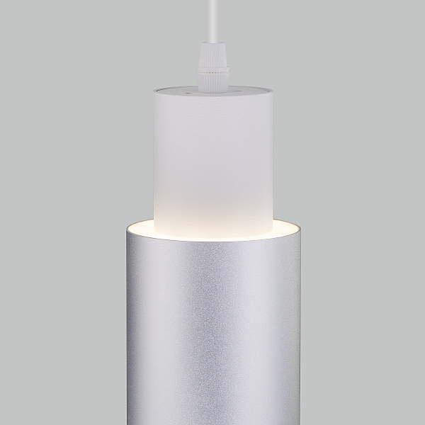 Светильник подвесной Eurosvet Bento 50204/1 LED белый/матовое серебро