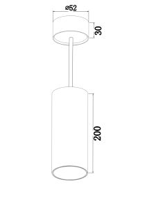 Светильник подвесной Maytoni Focus Led P071PL-L12B3K