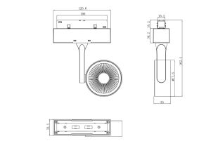 Трековый светильник Maytoni Track Lamps TR024-2-10B4K