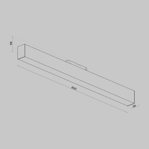 Трековый светильник Maytoni Basis S35 TR012-2-20W3K-W